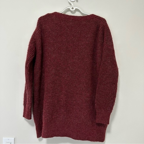 Free People Cloudy Day Wool Alpaca Blend Oversized Cardigan Sweater XS - Picture 3 of 10